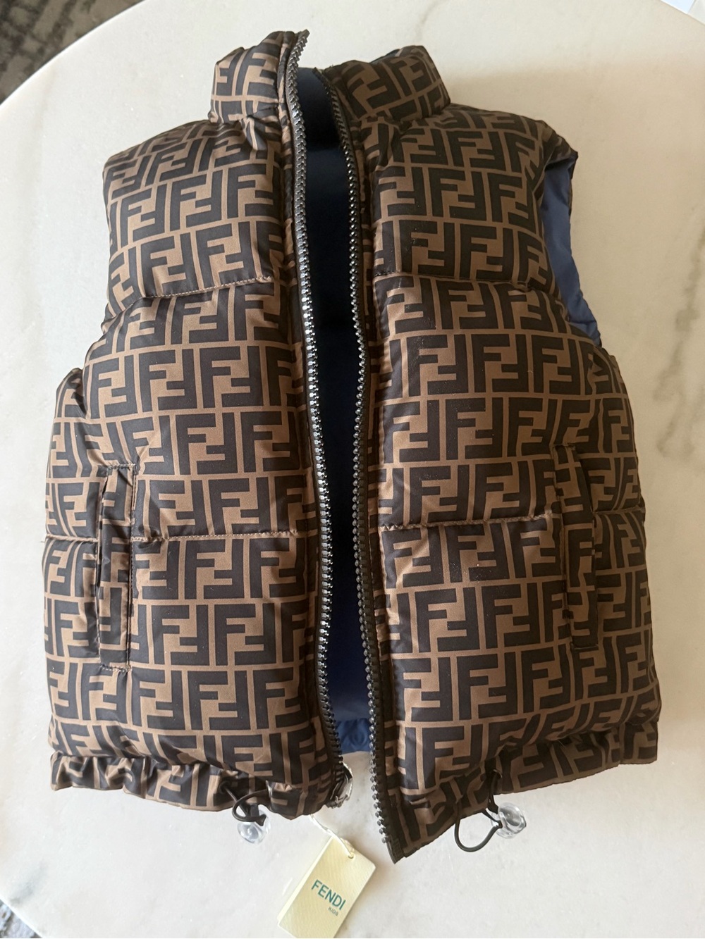 Fendi Kids reversible vest